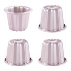 CHEFMADE кекс type канеле type липкость трудно кекс type 4 шт. комплект примерно 6.6cm cup 5.3 ×5.0 cm