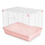 YOKITOMO 小動物ケージ デグー お掃除しやすい 通気 持ち運びやすい モルモット うさぎ ゴールデンハムスター キンクマハムスターなど適用 脱