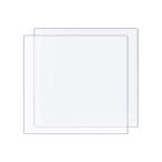 DARENYI толщина 2.5mm прозрачный акриловая пластина 2 листов 300 x 300mm высота прозрачный акрил панель пластик доска защитная плёнка имеется картина,DIY оборудование орнамент 