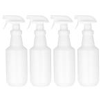 PATIKIL 1000ml/32oz пластик распылитель 4 шт. комплект регулировка возможность форсунка утечка предотвращение пустой бутылка вода * Mist * Stream спрей k