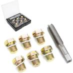 siawadeky オイルドレンホール修正用キット M13x1.25mm ねじ山ツールセット オイル交換 補正 修復 ネジ バイク スクーター 車輌整