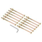 PATIKIL M6 x 110mm двухъярусная кровать болт 12 штук входит шестиугольник гнездо колпак ковш винт гайка комплект 1 шт ключ имеется дом 
