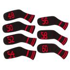 Scott Edward вязаный Wedge Golf железный крышка головки цилиндров 7PCS Club протектор 48,50,52,54,56,58,60 раз Scott Ed wa