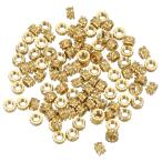 PATIKIL M3s красный вставка M3x3x5mm,100 шт латунь нагрев комплект вставка женщина s красный вставка me Trick ручка встроен гайка плюс chi