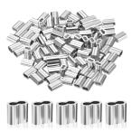  тросик рукав тросик трос рукав 100 штук входит 8 знак type 3mm aluminium зажим труба высокая интенсивность алюминиевый выдерживающий коррозия 8 знак type ... машина соответствует ... машина 