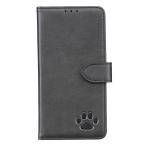 case for AQUOS wish4 SH-52E / SH-M27 / A402SH покрытие кейс блокнот type кошка лапа. следы магнит открывающийся и закрывающийся карта 