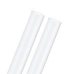 M METERXITY 2 упаковка. прозрачный rigid PVC труба 28mm(1.1 дюймовый ). внутренний диаметр ×30mm(1.18 дюймовый ). наружный диаметр 1ft. круг форма плюс chi