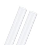 M METERXITY 2 упаковка. прозрачный rigid PVC труба 26mm(1.02 дюймовый ). внутренний диаметр x 28mm(1.1 дюймовый ). наружный диаметр 1ft. круг форма плюс chi