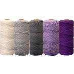 5 шт mak ламе трос рукоделие шнур нить, BetterJonny 3mm x 270 Yards DIY ручная работа аксессуары для шнур,4шт.@. кручение хлопок нить пшеница скидка пшеница нить,