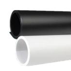 PVC фон бумага двусторонний specification зеркало матирующий мелкие вещи фотосъемка товар фотосъемка задний бумага кровать бумага картон фон ткань (70*140cm комплект [ чёрный 1 листов + белый 1 листов ])