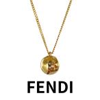フェンディ ネックレス レディース FFロゴ ペンダント ゴールド ロングチェーン 上品 ギフト 誕生日 記念日 クリスマスプレゼント 爆買