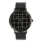 Yahoo! Yahoo!ショッピング(ヤフー ショッピング)クリスチャンポール メンズ レディース 43mm グリッド 格子柄 チェック ブラック 黒 レザー 天然皮革 GR-01 腕時計 誕生日  クリスマスプレゼント 爆買