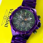 ショッピング文字盤カラー インビクタ 文字盤 大きい 腕時計 メンズ invicta 防水 紫 パープル インヴィクタ 誕生日プレゼント