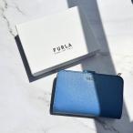 フルラ 二つ折り 財布 レディース 二つ折り財布 小銭入れ おしゃれ かわいい ブルー 誕生日プレゼント ポイント消化