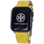 トリーバーチ アップルウォッチ ベルト バンド ブランド 革 イエロー 38mm 40mm 41mm 42mm Apple Watch 10 ランキング お祝い
