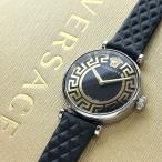 ヴェルサーチ ヴェルサーチェ 腕時計 レディース ブラック レザー ブランド 爆買 成人 卒業 入学