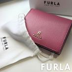 フルラ 財布 レディース 二つ折り ピンク レザー 小銭入れ付き コンパクト 可愛い財布 ブランド クリスマスプレゼント 爆買い