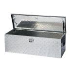 ショッピング掃除用品 アルミボックス (大) ST8064B 取っ手付 鍵付 ガレージライフ たっぷり 収納 整備 工具 掃除用品 防災用品 保管 保存