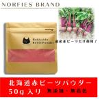 【送料無料】北海道赤ビーツパウダー 50g 無添加 無着色 無農薬栽培 100％北海道産 ビーツ粉末 Norfies Brand(ノルフィーズブランド)公式ショップ