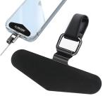 OJBSEN ストラップホルダー スマホ ショルダー 極薄0.2mm ステンレス製 タグパッチ ネックストラップホルダー スマホアクセサリー