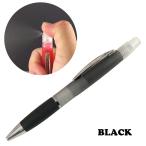 携帯スプレーペン(噴霧機能付きボールペン) ブラック 除菌除菌剤を入れて除菌スプレー、香水を入れてアトマイザー