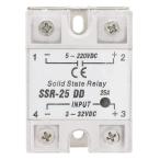 Akozon SSR-25 DD 25A solid состояние реле SSR-25 DD 25A 5-220VDC solid состояние реле промышленность для авто me-sho