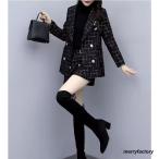  брюки комплект выставить женский шорты твид выполненный в строгом стиле осень-зима модный чёрный 2 позиций комплект 30 плата 40 плата 