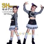  Kids танцевальный костюм девушки .... украшен блестками длинный рукав tops в клетку юбка выставить Cheer Dance Jazz девушки Корея постановка одежда отвечающий ..