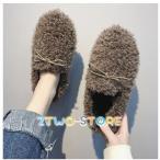  мех обувь обувь мутон женский плоская обувь осень-зима туфли-лодочки мех мутон осень-зима mo Como ko теплый надеть обувь .......