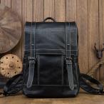 リュック　メンズ　リュックサック 本革　デイパック　ビジネス　バックパック　レザー　通勤通学　旅行　出張　アウトドア　自転車鞄　カバン　
