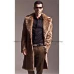  меховое пальто меховое пальто мужской внешний длинное пальто длинный длина теплый мех искусственный мех mo Como ko зима защищающий от холода симпатичный ощущение роскоши модный 