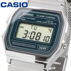 CASIO наручные часы Casio цифровой Vintage серии A158WEM-3 сетка metal частота унисекс темно-голубой зеленый [ параллель импортные товары ]