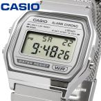 CASIO наручные часы Casio цифровой Vintage серии A158WEM-7 сетка metal частота унисекс серебряный иностранная модель [ параллель импортные товары ]