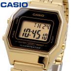 ショッピングカシオ CASIO カシオ腕時計 チプカシ ヴィンテージシリーズ オクタゴン LA680WGA-1 レディース ブラック ゴールド 海外モデル [並行輸入品]