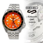 SEIKO セイコー 腕時計 セイコー 5スポーツ SKX Sports Style GMT 自動巻き オレンジ SSK005K1 海外モデル [並行輸入品]