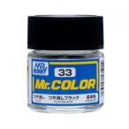 GSIクレオス Mr.カラー C33 つや消しブラック つや消し