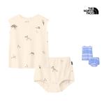  The * North * лицо baby little b Lee zF/S One-piece &amp;bruma-BABY LITTLE BREEZE F/S ONEPIECE &amp; BLOOMERS NTB12569