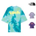 ショッピングnorth 2024 春夏 新作 ノースフェイス THE NORTH FACE ショートスリーブ タイ ダイ ハンドライティング ティー S/S TIE DYE HANDWRITING TEE Tシャツ トップス NT32435