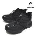 スノーブーツ メンズ 防寒ブーツ HEAD ヘッド チャッカブーツ ウィンターブーツ ミドルカット 防水 防寒 防滑 ハイカット スノトレ 靴 男性 HDM0026 黒 ブラック