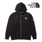 THE NORTH FACE ザ ノースフェイス パーカー メンズ スクエアロゴ フルジップ Square Logo Full Zip 春 アウター カジュアル フード付き NT12335 K ブラック