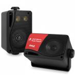 Pyle 3.5 дюймовый 3-Way водонепроницаемый type box динамик ( черный / пара )(* усилитель. встроенный нет )