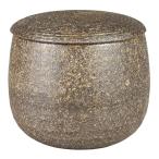 千陶千賀陶器 伊賀焼おひつ 黒柿釉 