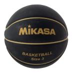 mikasa(MIKASA) баскетбол 3 номер ( Junior * Kids предназначенный ) резина черный / Gold B3JMR-BKGL