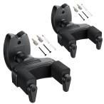 ショッピングギター Donner ギターハンガー 壁掛け 自動ロック ネジ付 ギターフック 高強度 ギターホルダー ベース/エレキギター/マンドリン適用 ブラック (2個