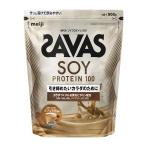 ショッピングソイプロテイン ザバス(SAVAS) ソイプロテイン100 カフェラテ風味 900g 明治