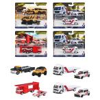 ホットウィール(Hot Wheels) チームトランスポート アソート 乗り物おもちゃ ミニカー 2台組×4セット入り BOX販売 3歳から マルチ