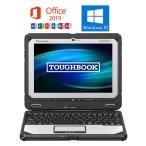 Panasonic TOUGHBOOK CF-20A0385VJ MicrosoftOffice 2019 Core m5 6Y57 4GB 128GB SSD 10.1型 Win10 pro 中古ノートパソコン Bluetooth WEBカメラ 送料無料