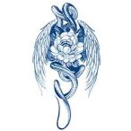  Jug a тату-наклейка лавсония неколючая ta палец на ноге GZ-409 2 неделя исчезать нет тату-наклейка поддельный ta палец на ноге макияж костюмированная игра 