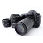 キヤノン Canon EOS 5D Mark IV 標準&超望遠＆単焦点トリプルレンズセット 美品 SDカード付 <プレゼント包装承ります>