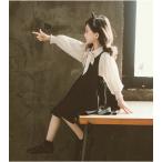 韓国子供服ドレス ワンピース ２点セット セットアップ 女の子 ガールズ ドレス キッズワンピース 入学式 ブラウス  卒業式 ピアノ 発表会 七五三 結婚式